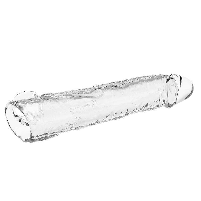 PRETTY LOVE - FUNDA EXTENSORA PARA PENE AJUSTABLE 26 CM Ø 4 CM COLOR TRANSPARENTE