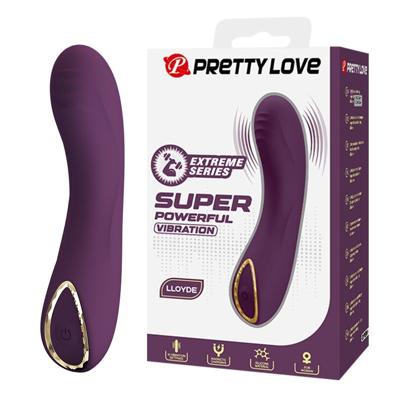 PRETTY LOVE - LLOYDE VIBRADOR RECARGABLE 10 FUNCIONES MORADO