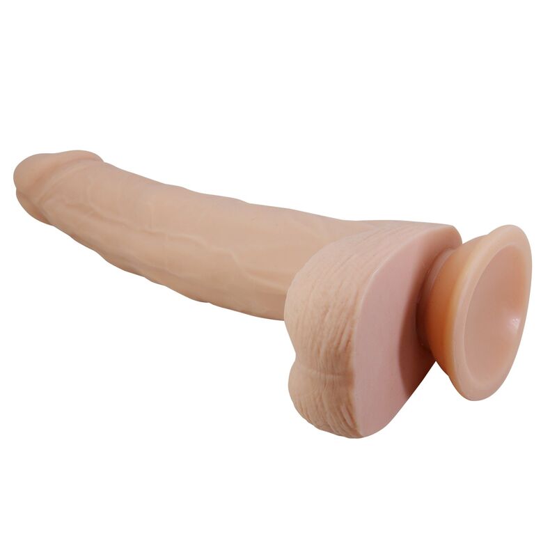 PRETTY LOVE - MILES DILDO VIBRADOR CON EMPUJE Y ROTACIÓN CONTROL REMOTO 23,5 CM Ø 4,8 CM COLOR NATURAL