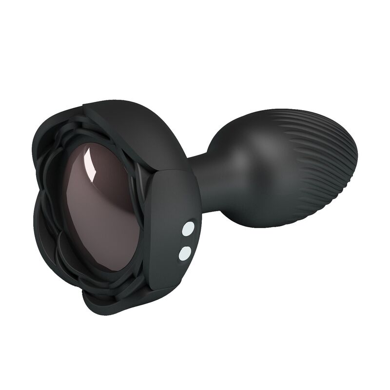 PRETTY LOVE - PLUG ANAL VIBRADOR 10 MODOS RECARGABLE NEGRO