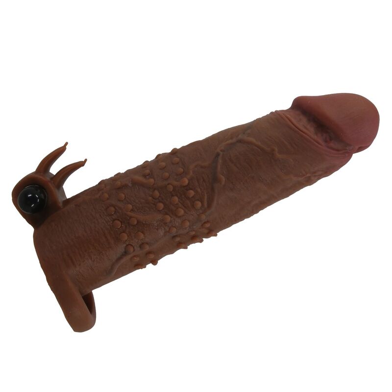 PRETTY LOVE - QUILLON FUNDA PARA PENE VIBRADORA 20 CM Ø 4 CM COLOR MARRÓN