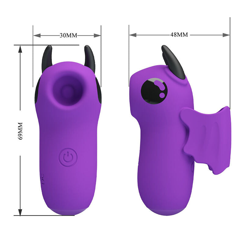 PRETTY LOVE - MAGIC DEVIL ESTIMULADOR DE DEDO RECARGABLE MORADO