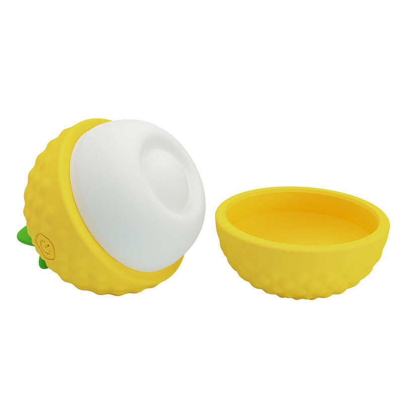 PRETTY LOVE - ESTIMULADOR CLITORAL CON SUCCIÓN Y GOLPETEOS RECARGABLE AMARILLO