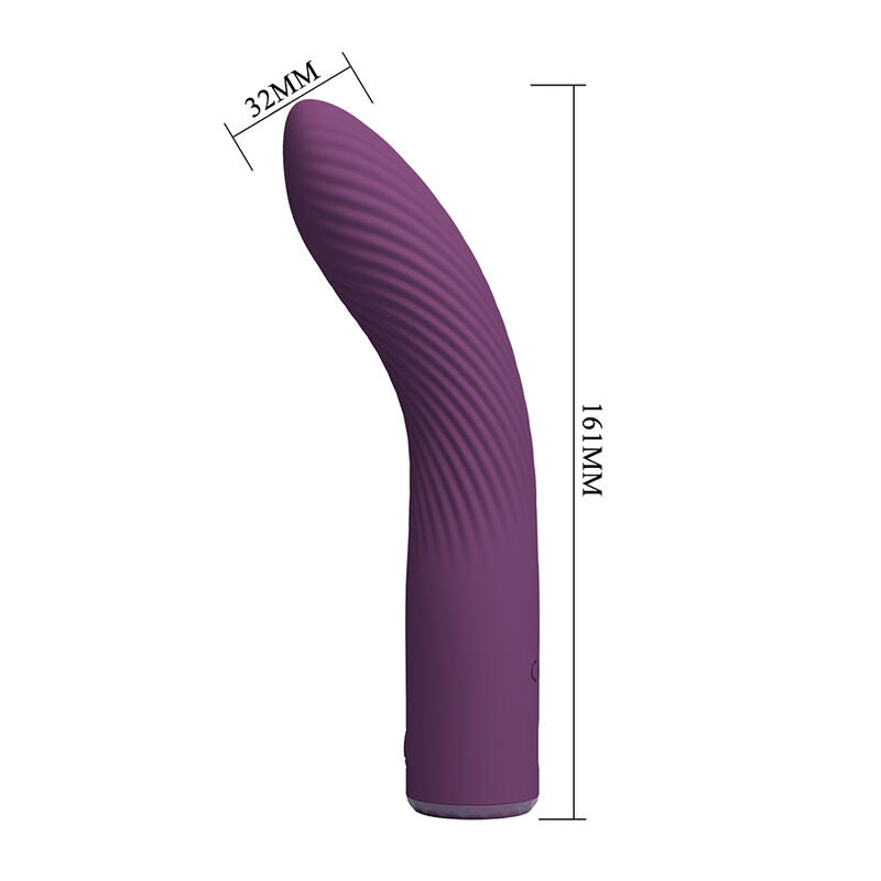 PRETTY LOVE - KISSELL VIBRADOR RECARGABLE 10 FUNCIONES MORADO