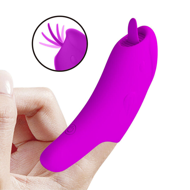 PRETTY LOVE - PETERSON HONEY FINGER VIBRADOR DE DEDO RECARGABLE MORADO