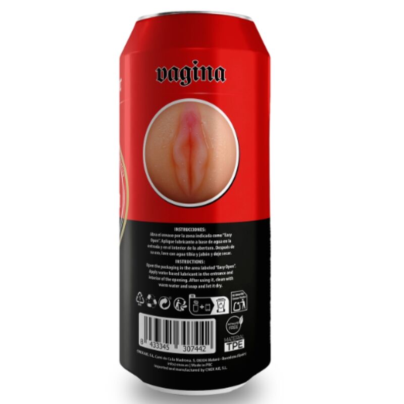 ALIVE - MASTURBADOR MASCULINO VAGINA LATA CERVEZA ESTELA GALÁCTICA