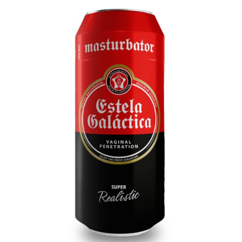 ALIVE - MASTURBADOR MASCULINO VAGINA LATA CERVEZA ESTELA GALÁCTICA