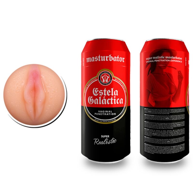 ALIVE - MASTURBADOR MASCULINO VAGINA LATA CERVEZA ESTELA GALÁCTICA