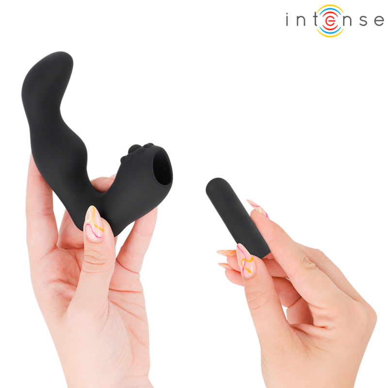 INTENSE - HENRY MASAJEADOR PROSTÁTICO RECARGABLE USB NEGRO