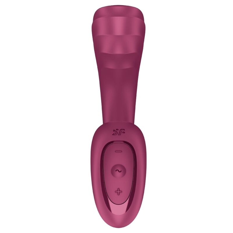 SATISFYER - G FOR GODDESS 3 VIBRADOR DOBLE ESTIMULACIÓN BURDEOS
