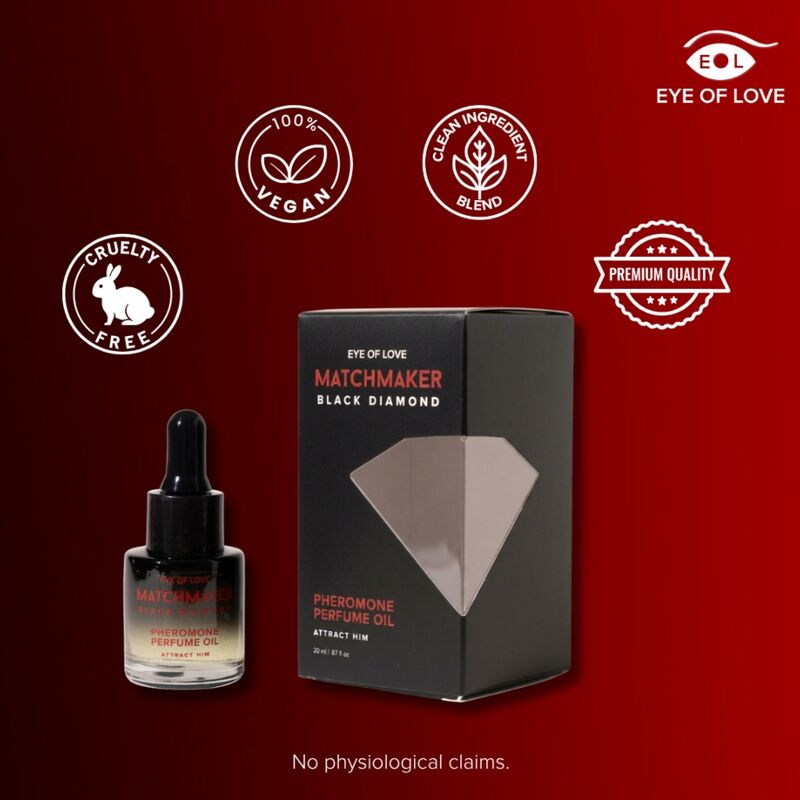 EYE OF LOVE - MATCHMAKER BLACK DIAMOND ACEITE PERFUMADO CON FEROMONAS 20 ML