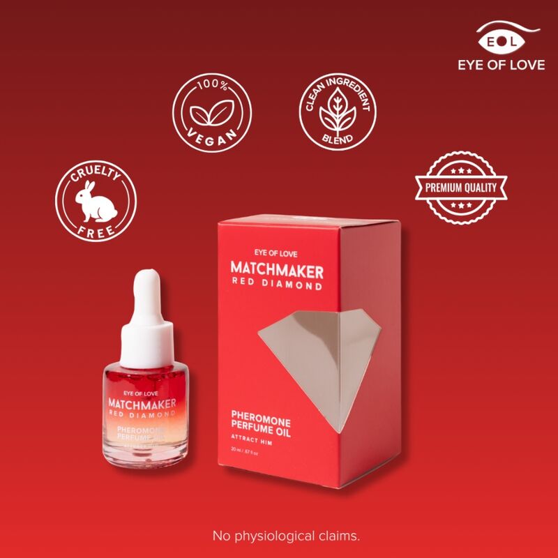 EYE OF LOVE - MATCHMAKER RED DIAMOND ACEITE PERFUMADO CON FEROMONAS 20 ML