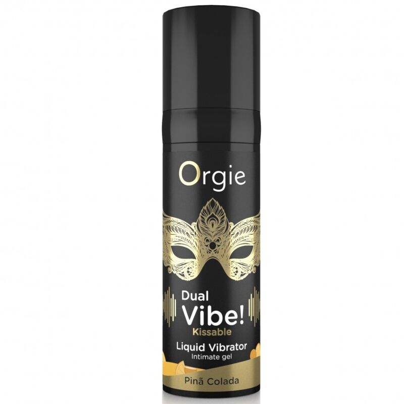 ORGIE - DUAL VIBE! PIÑA COLADA GEL ÍNTIMO BESABLE EFECTO VIBRANTE 15 ML