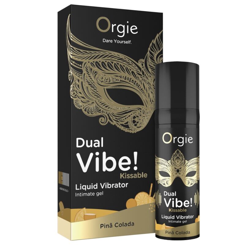 ORGIE - DUAL VIBE! PIÑA COLADA GEL ÍNTIMO BESABLE EFECTO VIBRANTE 15 ML