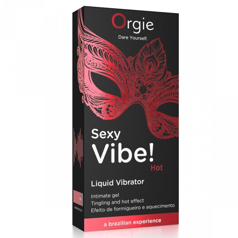 ORGIE - SEXY VIBE! HOT GEL ÍNTIMO EFECTO VIBRANTE Y CALOR 15 ML