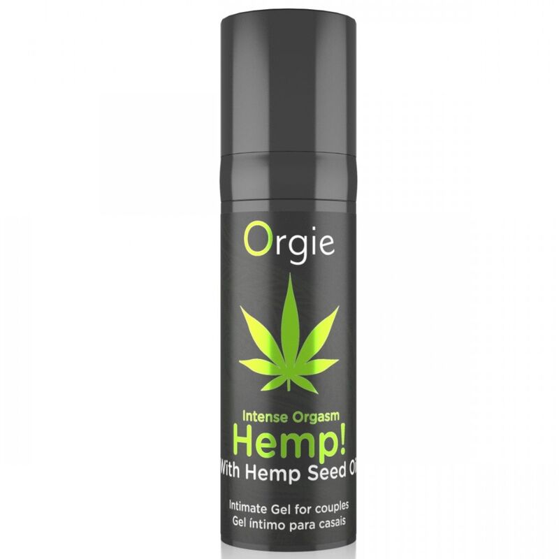 ORGIE - HEMP! INTENSE ORGASM GEL ÍNTIMO MULTISENSACIÓN CON ACEITE DE CÁÑAMO 15 ML