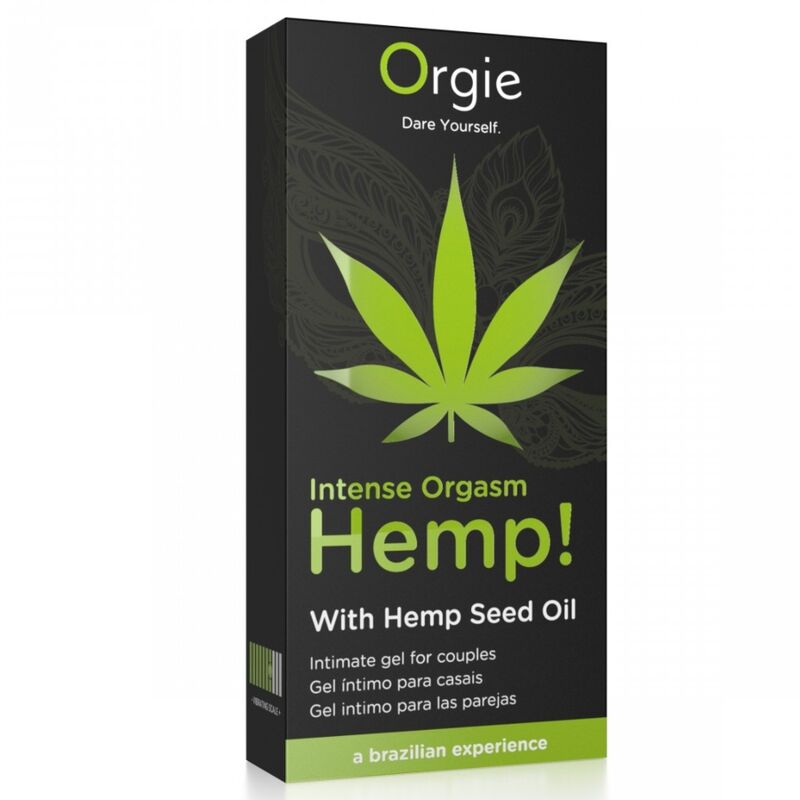 ORGIE - HEMP! INTENSE ORGASM GEL ÍNTIMO MULTISENSACIÓN CON ACEITE DE CÁÑAMO 15 ML