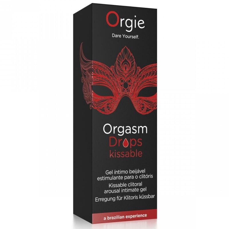 ORGIE - ORGASM DROPS KISSABLE GOTAS ESTIMULANTES BESABLES PARA CLÍTORIS 30 ML