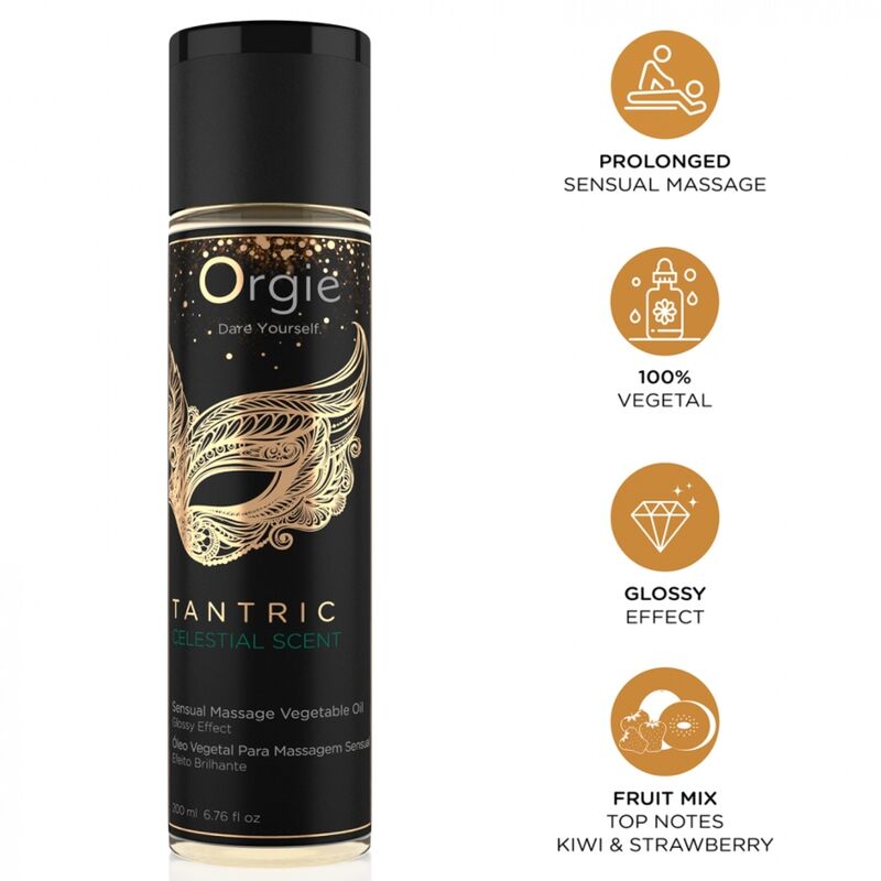 ORGIE - TANTRIC CELESTIAL SCENT ACEITE VEGETAL DE MASAJE 200 ML