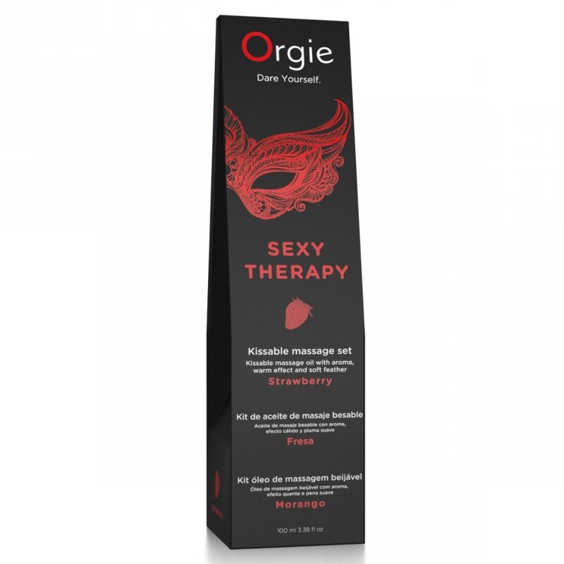 ORGIE - LIPS ACEITE DE MASAJE BESABLE FRESA 100 ML