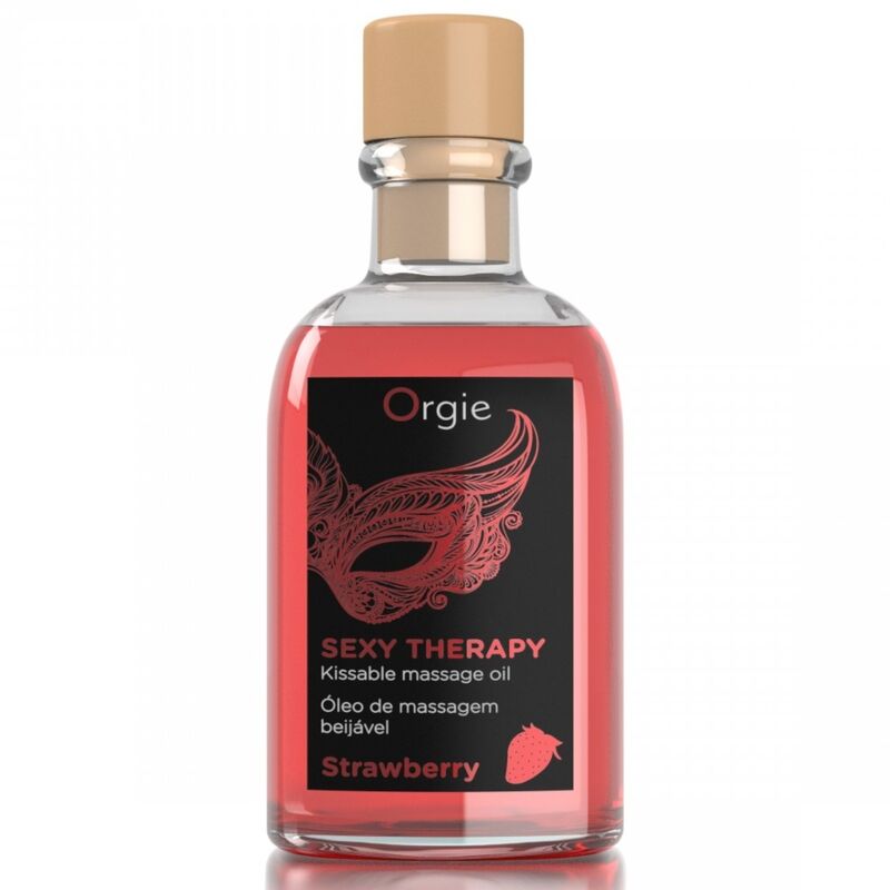 ORGIE - LIPS ACEITE DE MASAJE BESABLE FRESA 100 ML