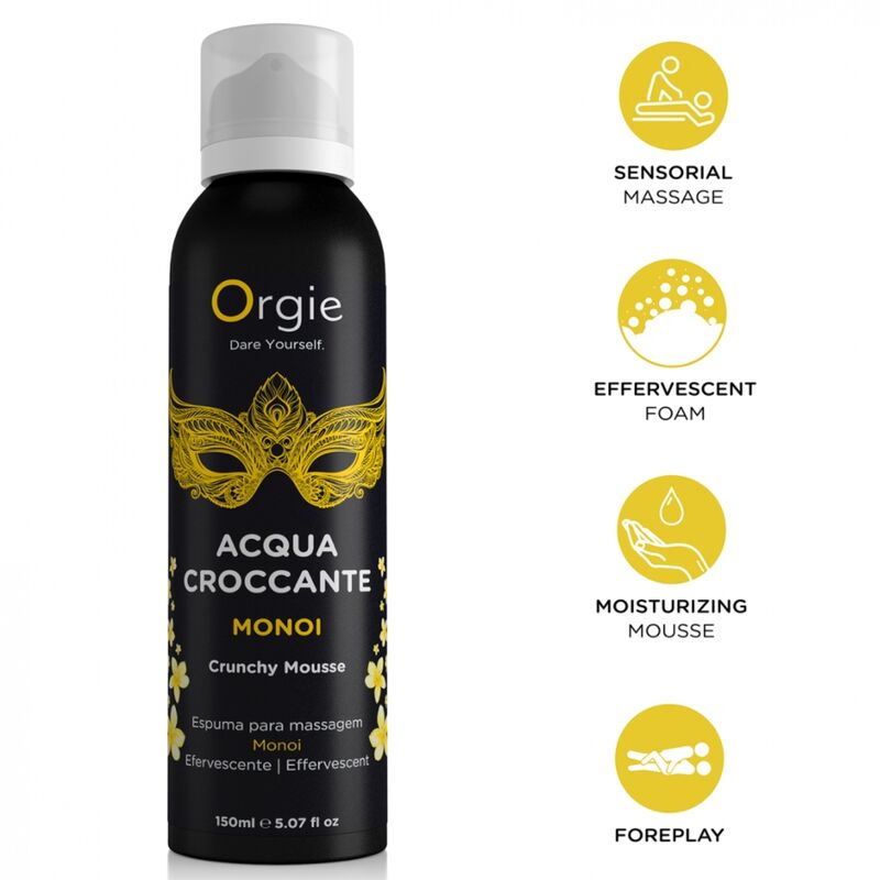ORGIE - ACQUA CROCCANTE MONOI MOUSSE CREPITANTE DE MASAJE 150 ML