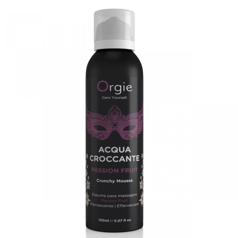 ORGIE - ACQUA CROCCANTE PASSION FRUIT MOUSSE CREPITANTE DE MASAJE 150 ML