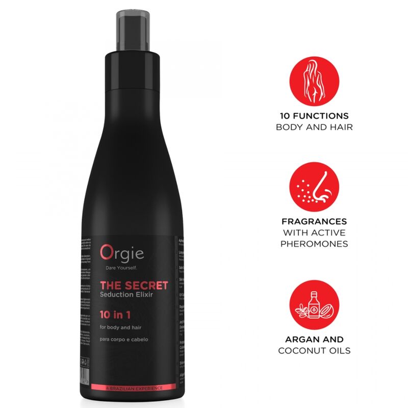 ORGIE - THE SECRET SEDUCTION ELIXIR 10 EN 1 LOCIÓN PARA CUERPO Y CABELLO 200 ML
