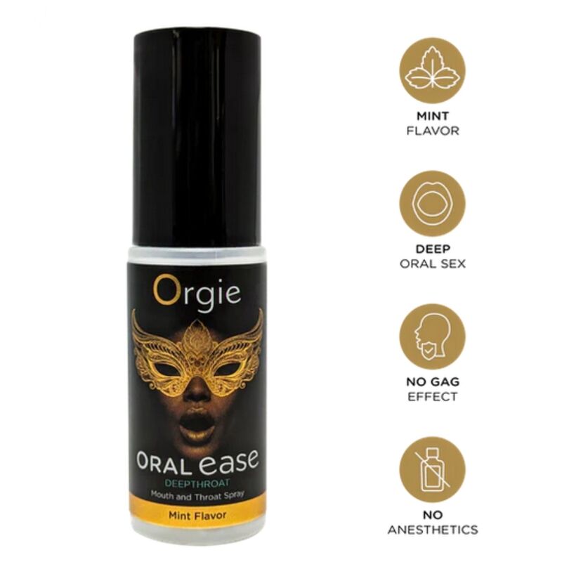 ORGIE - ORAL EASE SPRAY BUCAL Y GARGANTA SABOR MENTA 50 ML