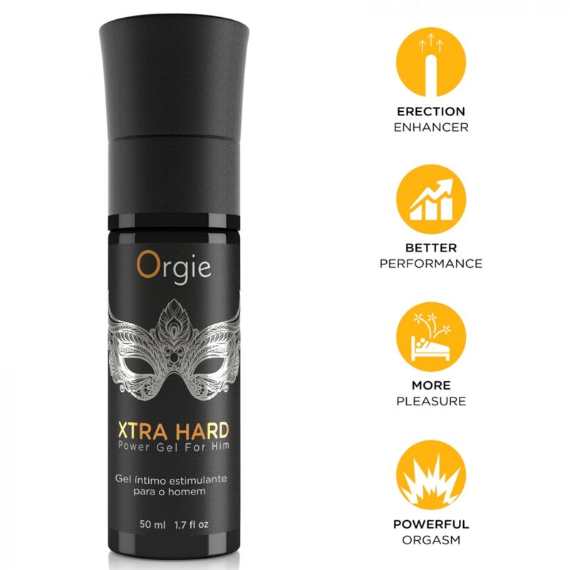 ORGIE - XTRA HARD GEL POTENCIADOR PARA HOMBRE 50 ML