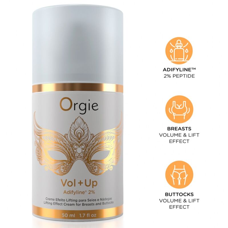 ORGIE - VOL+UP CREMA EFECTO LIFTING PARA SENOS Y GLÚTEOS 50 ML