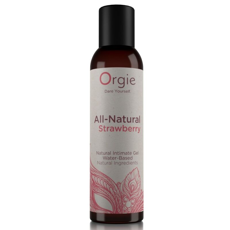 ORGIE - ALL-NATURAL STRAWBERRY GEL ÍNTIMO BASE AGUA BESABLE 150 ML