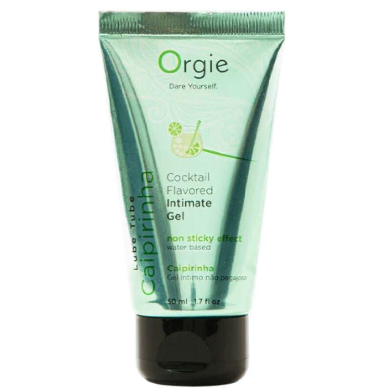 ORGIE - LUBE TUBE COCKTAIL CAIPIRINHA GEL ÍNTIMO BESABLE BASE AGUA 50 ML