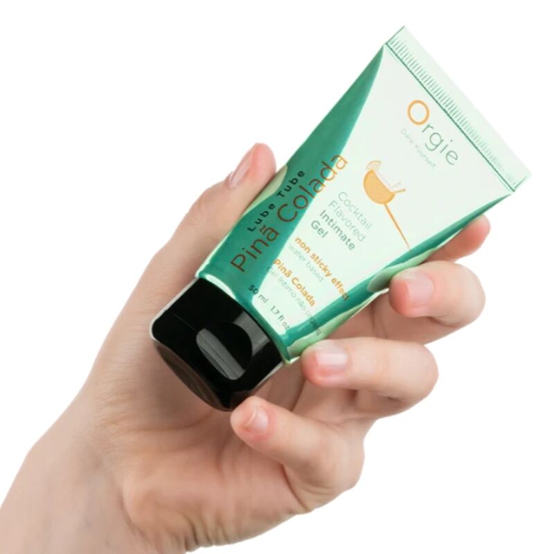 ORGIE - LUBE TUBE COCKTAIL PIÑA COLADA GEL ÍNTIMO BESABLE BASE AGUA 50 ML