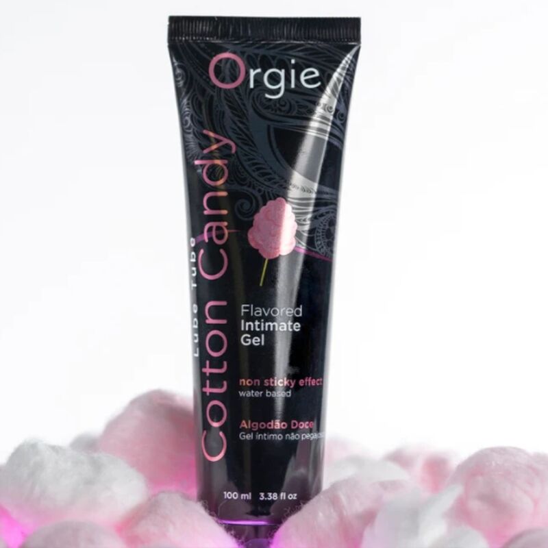 ORGIE - LUBE TUBE COTTON CANDY GEL ÍNTIMO BESABLE BASE AGUA 100 ML