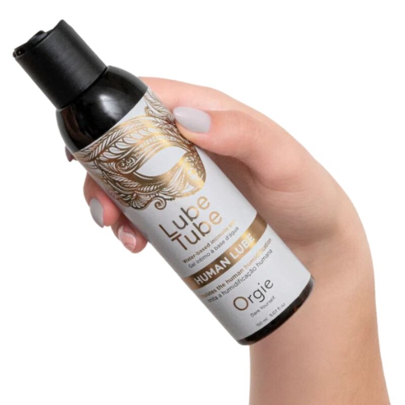 ORGIE - LUBE TUBE HUMAN LUBE GEL ÍNTIMO BASE AGUA EFECTO NATURAL 150 ML