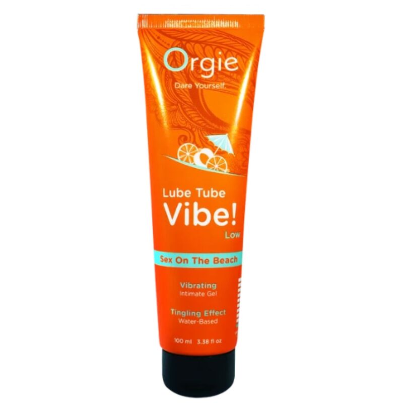 ORGIE - LUBE TUBE VIBE! SEX ON THE BEACH GEL ÍNTIMO BESABLE EFECTO HORMIGUEO SUAVE 100 ML