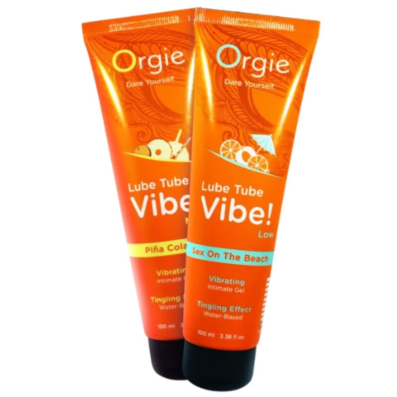 ORGIE - LUBE TUBE VIBE! SEX ON THE BEACH GEL ÍNTIMO BESABLE EFECTO HORMIGUEO SUAVE 100 ML