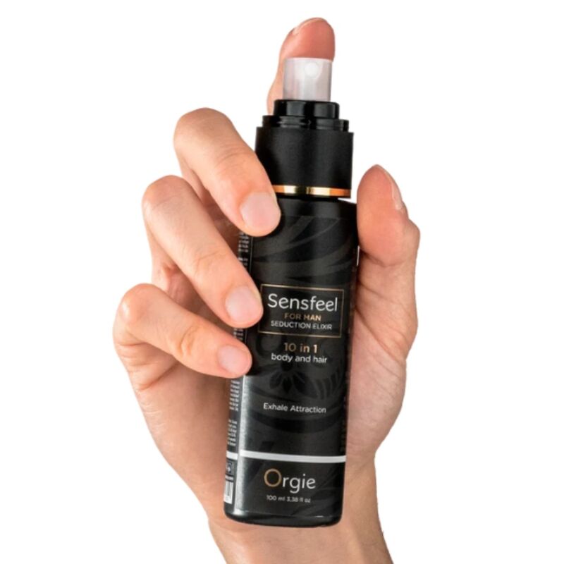 ORGIE - SENSFEEL FOR MAN SEDUCTION ELIXIR 10 EN 1 CUERPO Y CABELLO 100 ML
