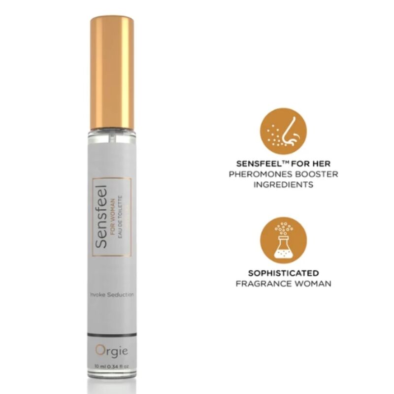 ORGIE - SENSFEEL FOR WOMAN EAU DE TOILETTE CON PHEROMONE BOOSTER TRAVEL SIZE 10 ML