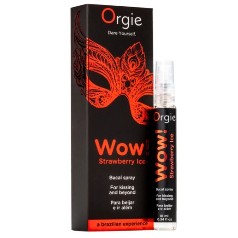 ORGIE - WOW! STRAWBERRY ICE SPRAY BUCAL BESABLE EFECTO FRÍO 10 ML