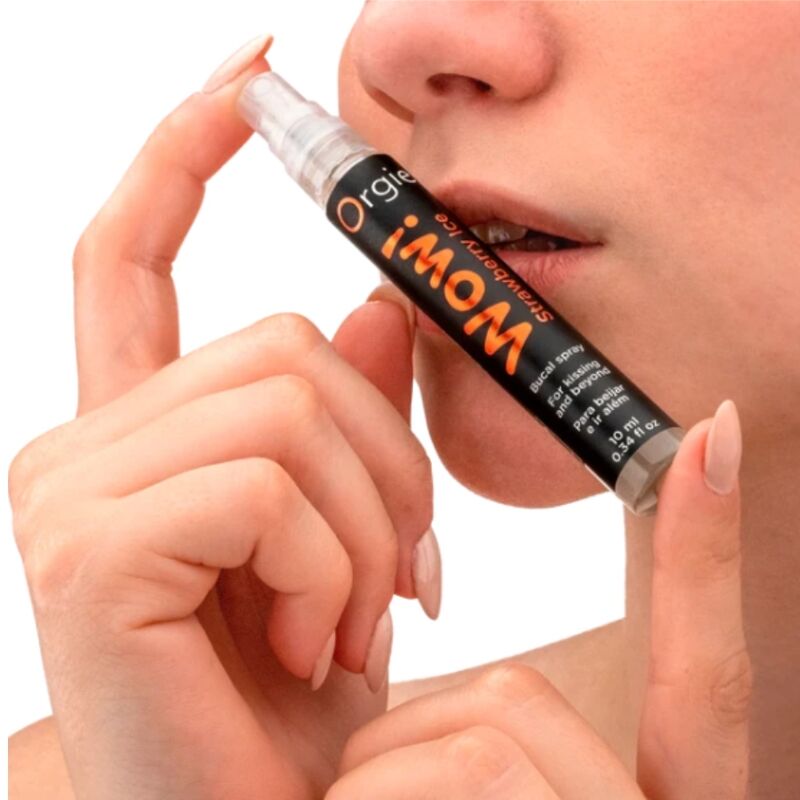 ORGIE - WOW! STRAWBERRY ICE SPRAY BUCAL BESABLE EFECTO FRÍO 10 ML