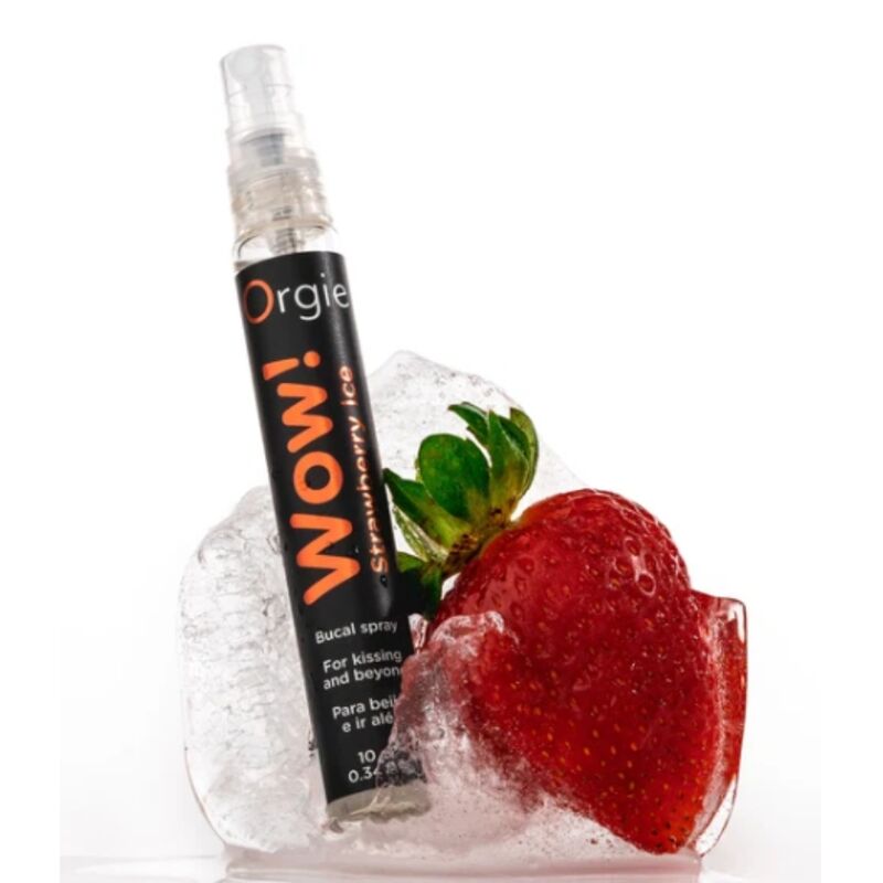 ORGIE - WOW! STRAWBERRY ICE SPRAY BUCAL BESABLE EFECTO FRÍO 10 ML