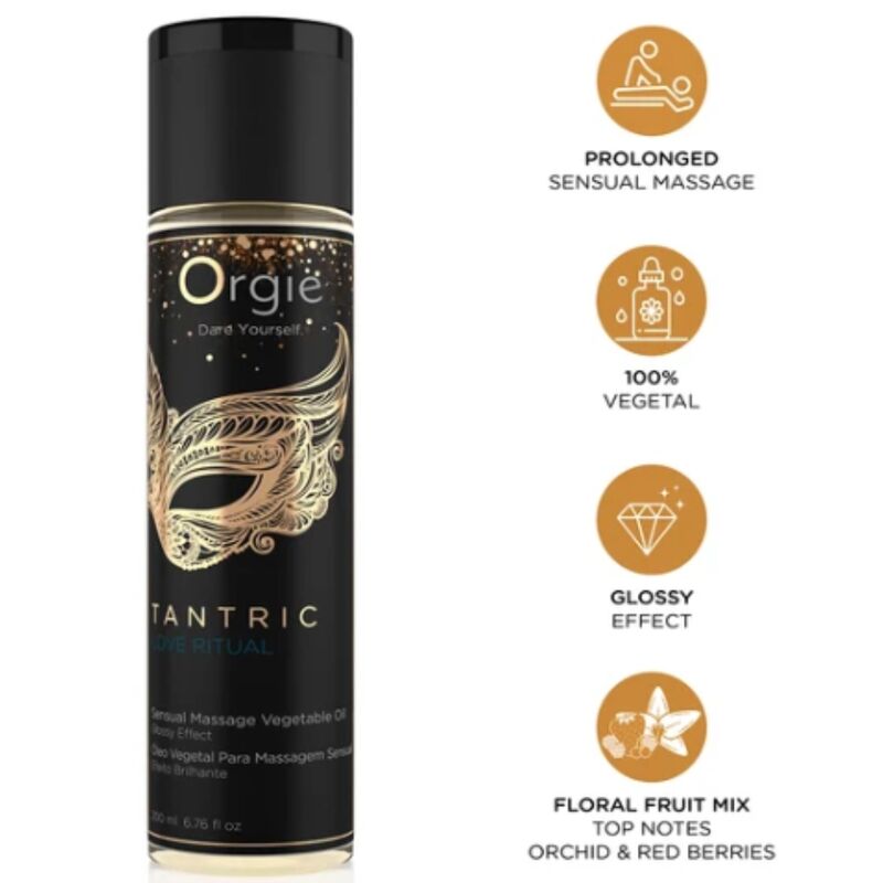 ORGIE - TANTRIC LOVE RITUAL ACEITE VEGETAL DE MASAJE 200 ML