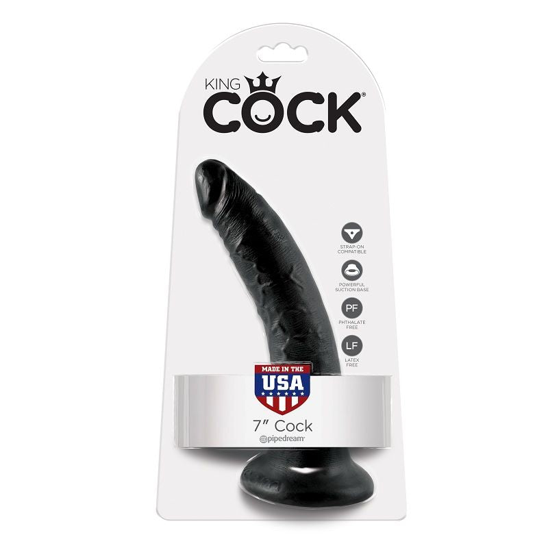 KING COCK - PENE NEGRO 17.8 CM