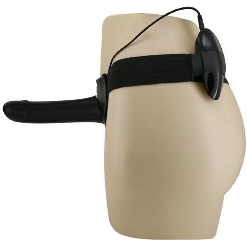 PRETTY LOVE - VITO STRAP ON CON DILDO HUECO Y VIBRACIÓN 17.3 CM