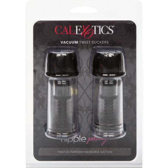 CALEXOTICS - VACCUM TWIST ONDAS ESTIMULADORASES PEZONES NEGRO