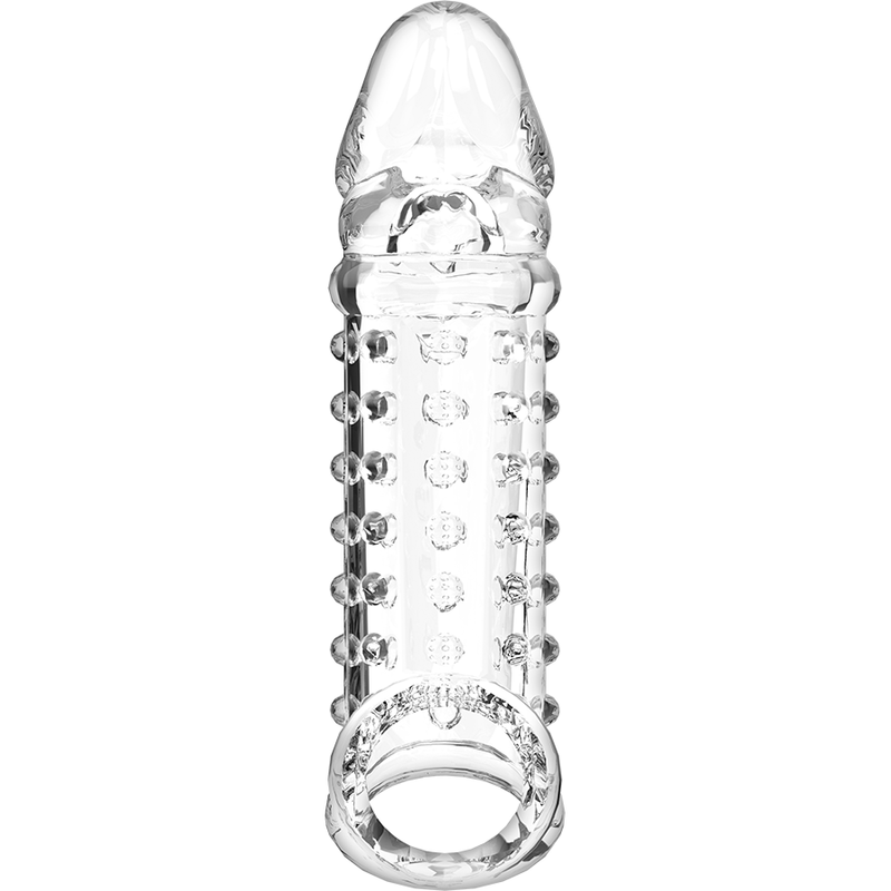 VIRILXL - EXTENSIÓN Y FUNDA DE PENE V11 TRANSPARENTE
