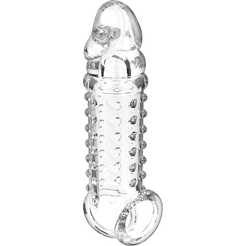 VIRILXL - EXTENSIÓN Y FUNDA DE PENE V11 TRANSPARENTE